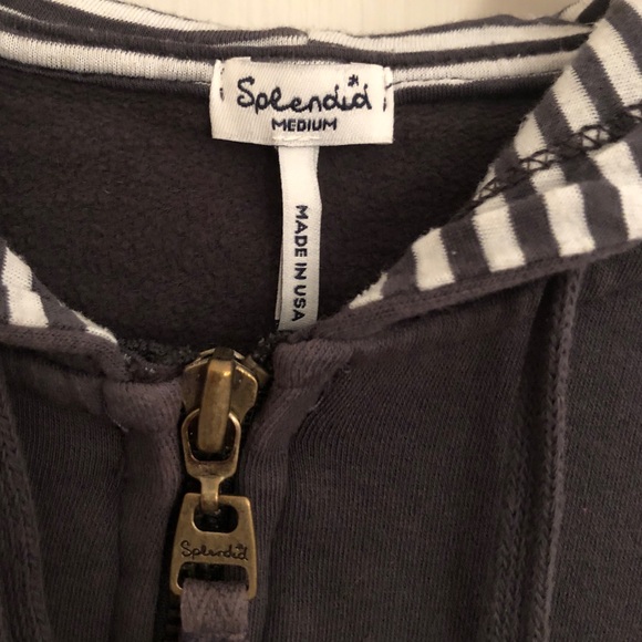 Splendid Grey Zip Hoodie - Picture 5 of 5